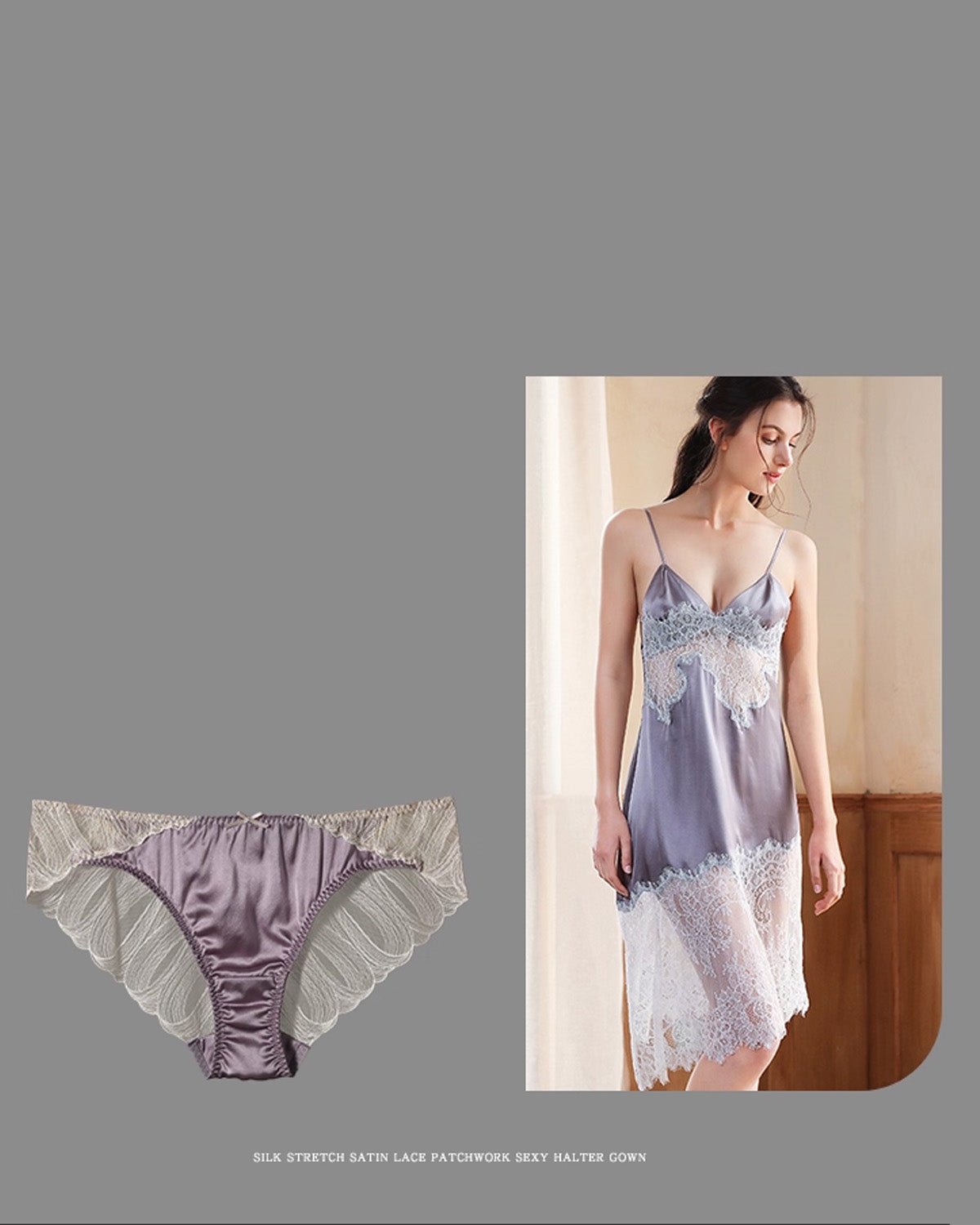 FEELITS SPA26 Mulberry Silk Sheer Lace Brief Panties – Low-Rise, Elegant & Adjustable Fit - FEELITS