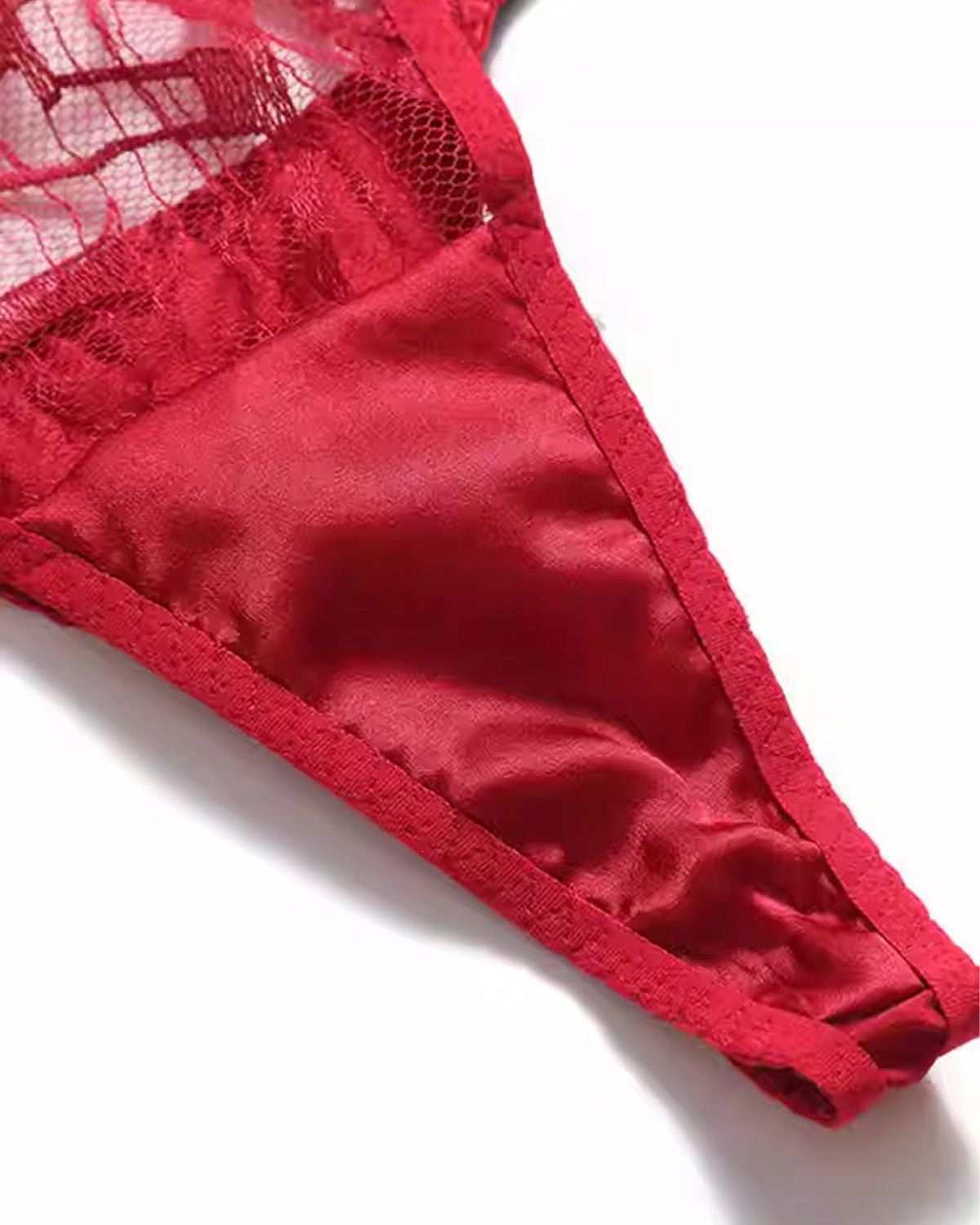 FEELITS SPA18 Mulberry Silk Lace Thong – Seamless Comfort, Low-Rise & Adjustable Fit - FEELITS