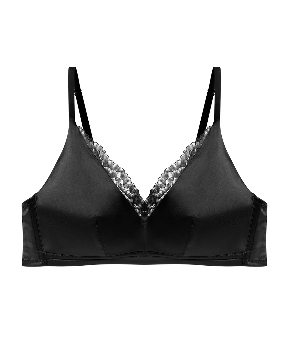 FEELITS BRA07 22 Momme Mulberry Silk Wire-Free Bralette – Full-Coverage Comfort & Adjustable Straps - FEELITS
