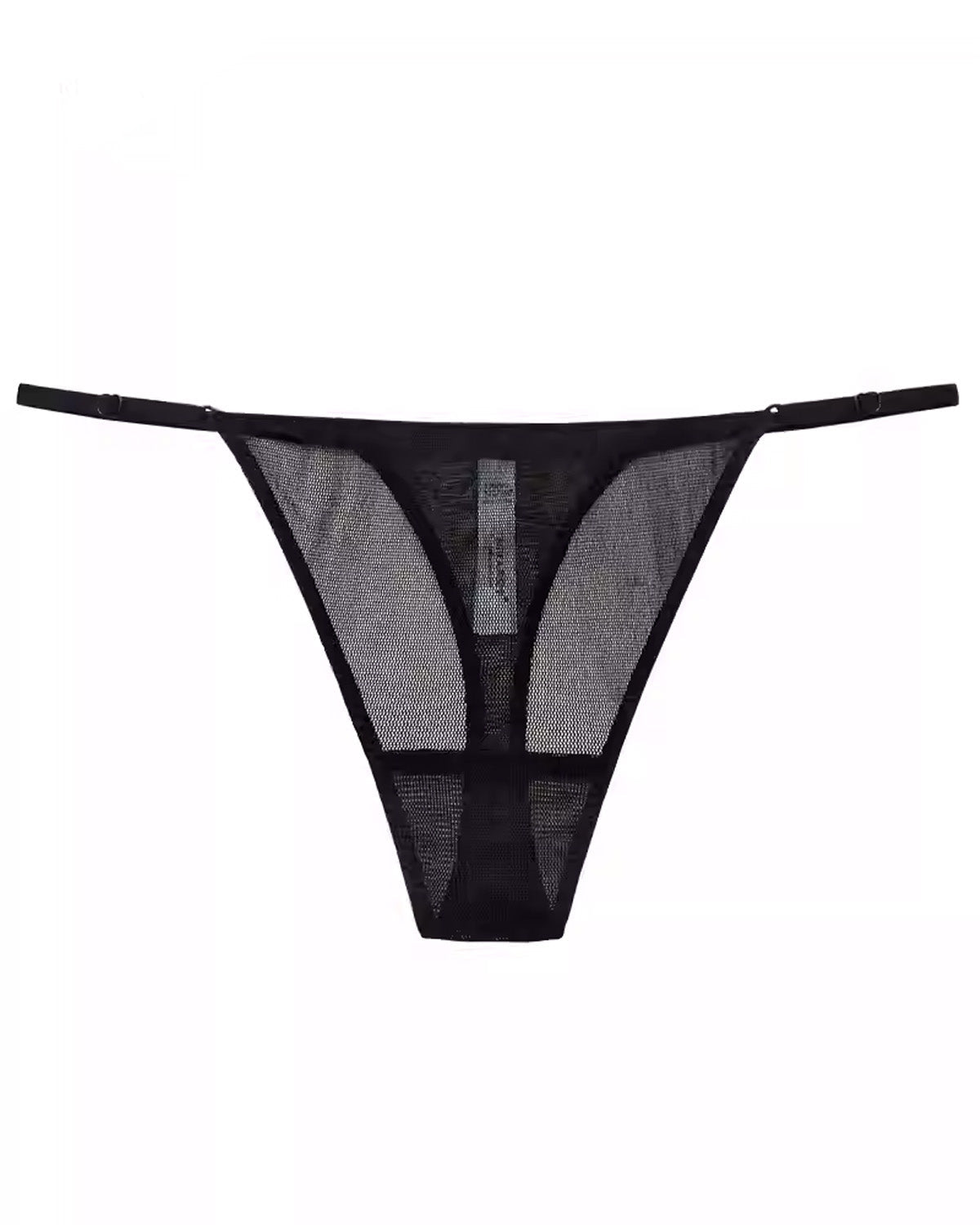 FEELITS SPA08 Adjustable Sheer G-String Thong – 100% 6A Mulberry Silk, Low-Rise & Smooth Fit - FEELITS