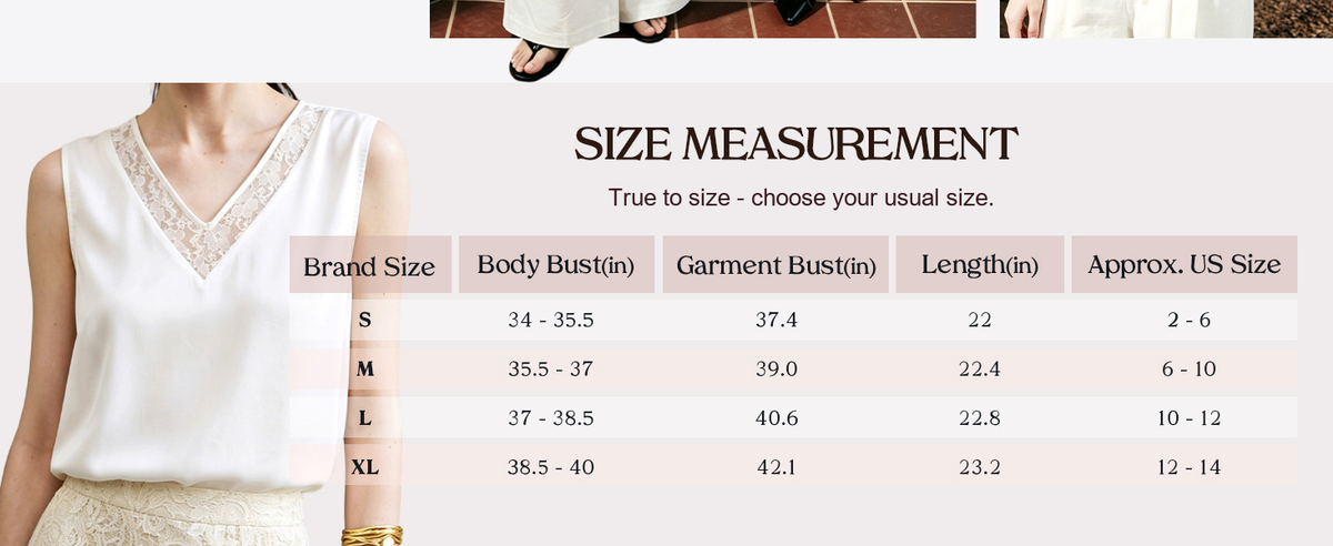 FEELITS TK20 size guide